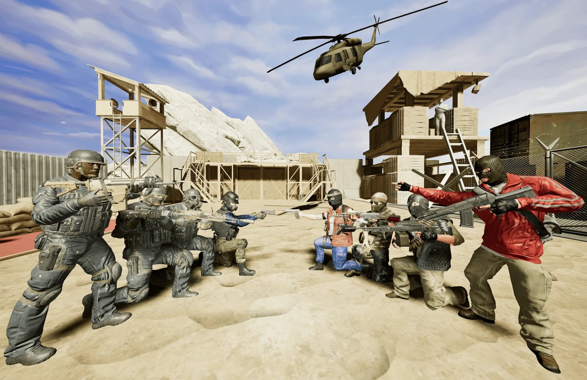Pampa VR team battle